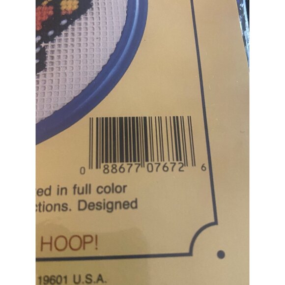 Vintage 1987 Stitchables Trio of Butterflies Cross Stitch Kit 7672 USA - Picture 3 of 6